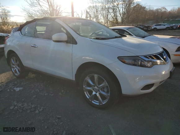 2014 Nissan Murano CrossCabriolet with VIN JN8AZ1FY8EW300939, listed as a Copart auction lot 81099374 with 83,273 mi miles and Non Repairable. Bid and sale history available at carsss.com. Image 4.