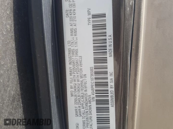2008 Subaru Outback i z VIN 4S4BP61C187365883, wystawiony jako Copart lot #54420125 z przebiegiem 131 991 mil mil oraz Szkoda całkowita • Salvage title. Historia ofert i sprzedaży dostępna na DreamBid. Obrazek 12.