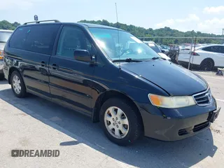 2003 Honda Odyssey EX-L with VIN 5FNRL18923B056700, listed as a IAAI auction lot 42735838 with 224,434 mi miles and . Bid and sale history available at DreamBid. Image 1.