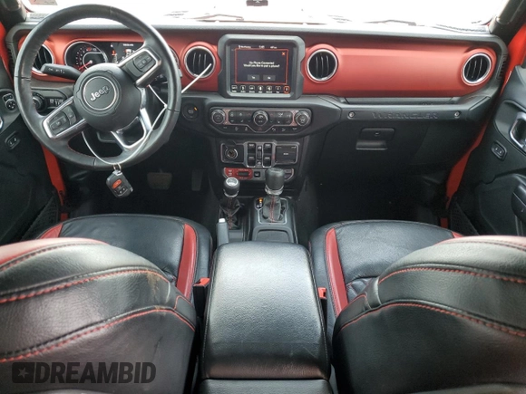 2018 Jeep Wrangler Unlimited Rubicon z VIN 1C4HJXFN3JW279812, wystawiony jako Copart lot #55626055 z przebiegiem 53 115 mil mil oraz Szkoda całkowita • Salvage title. Historia ofert i sprzedaży dostępna na DreamBid. Obrazek 8.