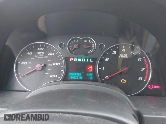 2008 Chevrolet Equinox LTZ with VIN 2CNDL83F286311516, listed as a IAAI auction lot 41761244 with 144,015 mi miles. Bid and sale history available at carsss.com. Image 7.