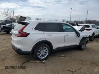 2025 Honda CR-V EX with VIN 5J6RS4H41SL008460, listed as a Copart auction lot 52074205 with 4,162 mi miles and Salvage Title. Bid and sale history available at DreamBid. Image 3.