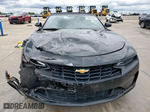 2023 Chevrolet Camaro 1LT with VIN 1G1FB3DX0P0148147, listed as a Copart auction lot 58852945 with 57,859 mi miles and Salvage title. Bid and sale history available at DreamBid. Image 5.