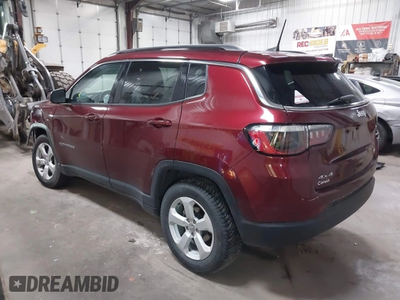 2021 Jeep Compass Altitude with VIN 3C4NJDBB8MT547261, listed as a IAAI auction lot 42066421 with 99,188 mi miles and . Bid and sale history available at DreamBid. Image 3.