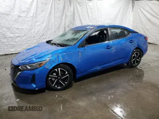 2024 Nissan Sentra SV with VIN 3N1AB8CV0RY375199, listed as a Copart auction lot 43747155 with 11,557 mi miles and Salvage Title. Bid and sale history available at DreamBid. Image 1.