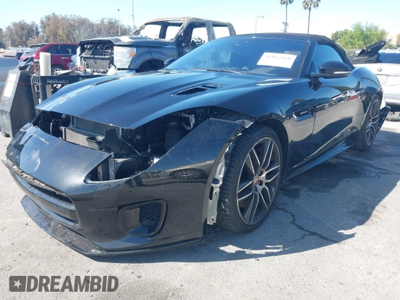 2020 Jaguar F-Type with VIN SAJD85FV9LCK65563, listed as a IAAI auction lot 41862418 with 22,807 mi miles and . Bid and sale history available at DreamBid. Image 18.