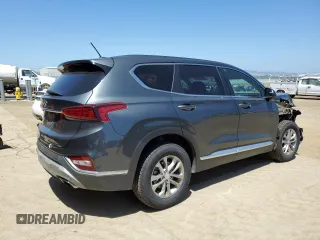 2020 Hyundai Santa Fe SE with VIN 5NMS23AD1LH175836, listed as a Copart auction lot 58008415 with 58,811 mi miles and Salvage title. Bid and sale history available at DreamBid. Image 3.