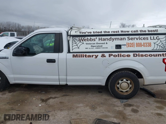 2016 Ford F-150 XL with VIN 1FTMF1C8XGKF30322, listed as a IAAI auction lot 41892940 with 255,792 mi miles. Bid and sale history available at carsss.com. Image 14.