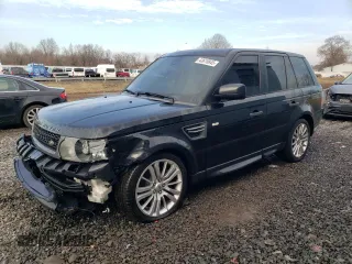 2011 Land Rover Range Rover Sport HSE LUX with VIN SALSK2D41BA293179, listed as a Copart auction lot 43618845 with 217,816 mi miles and Salvage Title. Bid and sale history available at carsss.com. Image 1.