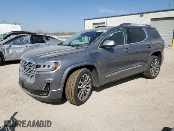 2021 GMC Acadia Denali с VIN 1GKKNXLS2MZ201047, выставлен на аукционе Copart как лот 48813225 с пробегом 44 394 миль миль и Списание • Salvage title. История ставок и продаж доступна на DreamBid. Изображение 1.