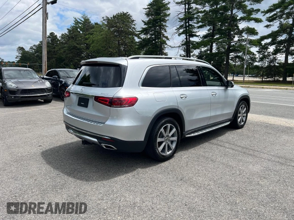 2021 Mercedes-Benz GLS 450 with VIN 4JGFF5KEXMA410816, listed as a Copart auction lot 65096815 with 157,958 mi miles and Clean title. Bid and sale history available at DreamBid. Image 4.