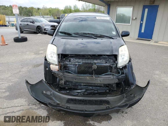 2007 Toyota Yaris with VIN JTDJT923775124464, listed as a Copart auction lot 51673915 with 159,917 mi miles and Salvage Title. Bid and sale history available at carsss.com. Image 5.
