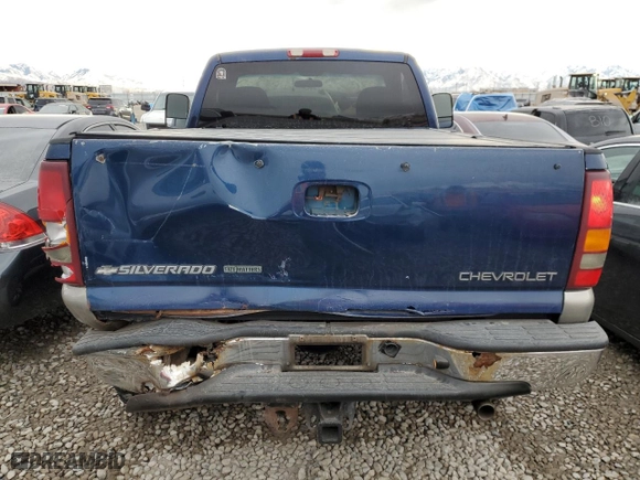 2002 Chevrolet Silverado 1500 LS with VIN 1GCEK14V42Z249072, listed as a Copart auction lot 78186794 with 159,220 mi miles and Salvage Title. Bid and sale history available at carsss.com. Image 6.