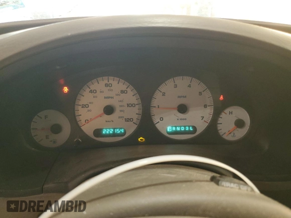 2003 Chrysler Town & Country EX with VIN 2C8GP74L43R106709, listed as a Copart auction lot 88677975 with 222,154 mi miles and Salvage Title. Bid and sale history available at carsss.com. Image 9.