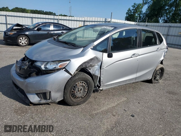 2017 Honda Fit LX with VIN JHMGK5H51HS000738, listed as a Copart auction lot 60142925 with 48,040 mi miles and Salvage title. Bid and sale history available at DreamBid. Image 1.