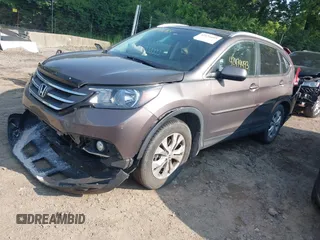 2013 Honda CR-V EX-L with VIN 5J6RM4H77DL077189, listed as a IAAI auction lot 42474493 with 92,410 mi miles and . Bid and sale history available at DreamBid. Image 2.
