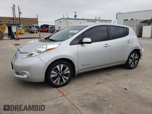 2016 Nissan LEAF S with VIN 1N4BZ0CP4GC311792, listed as a Copart auction lot 46925903 with 0 mi miles. Bid and sale history available at carsss.com. Image 1.