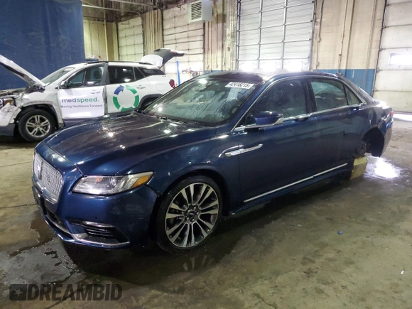 2017 Lincoln Continental Reserve with VIN 1LN6L9NP8H5630788, listed as a Copart auction lot 42418215 with 98,623 mi miles and Clean title. Bid and sale history available at DreamBid. Image 1.