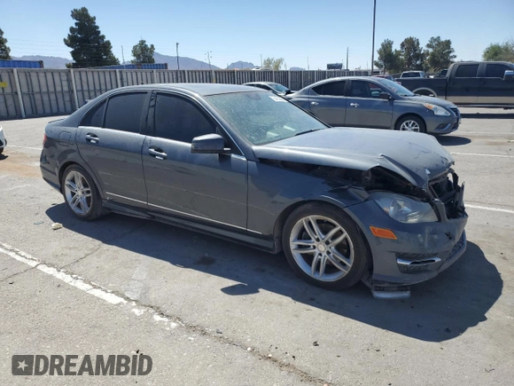 2014 Mercedes-Benz C 250 Sport with VIN WDDGF4HB4EG245317, listed as a Copart auction lot 54272695 with 121,599 mi miles and Salvage title. Bid and sale history available at DreamBid. Image 4.