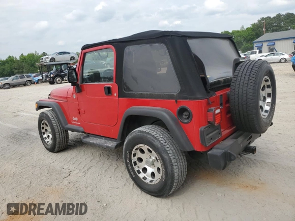 2006 Jeep Wrangler SE with VIN 1J4FA29126P756471, listed as a Copart auction lot 51987875 with 97,266 mi miles and Salvage Title. Bid and sale history available at carsss.com. Image 2.