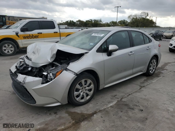 2022 Toyota Corolla LE with VIN 5YFEPMAE7NP356624, listed as a Copart auction lot 78134554 with 0 mi miles and Salvage Title. Bid and sale history available at carsss.com. Image 1.