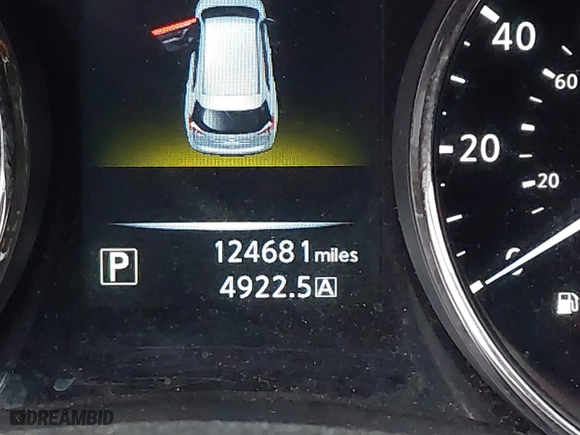 2015 Nissan Rogue S with VIN KNMAT2MT3FP555780, listed as a IAAI auction lot 41794398 with 124,681 mi miles. Bid and sale history available at carsss.com. Image 15.