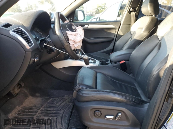 2014 Audi Q5 Premium Plus with VIN WA1DGAFPXEA109584, listed as a Copart auction lot 53900065 with 123,235 mi miles and Salvage title. Bid and sale history available at DreamBid. Image 7.