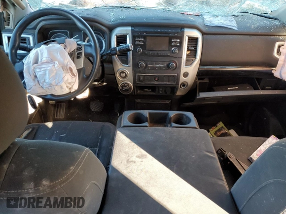 2017 Nissan Titan S with VIN 1N6AA1EJ4HN568708, listed as a Copart auction lot 79507594 with Not Provided miles and Salvage Title. Bid and sale history available at carsss.com. Image 8.