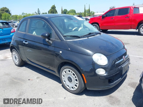 2012 FIAT 500 Pop z VIN 3C3CFFAR1CT343875, wystawiony jako IAAI lot #42280467 z przebiegiem 85 170 mil mil oraz . Historia ofert i sprzedaży dostępna na DreamBid. Obrazek 1.