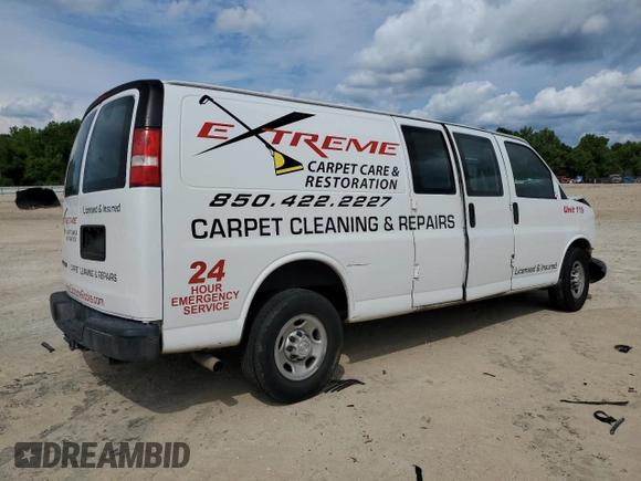 2017 Chevrolet Express Cargo с VIN 1GCZGHFG6H1114323, выставлен на аукционе Copart как лот 53777275 с пробегом Не указан миль и Списание • Salvage title. История ставок и продаж доступна на DreamBid. Изображение 3.