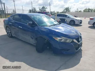 2018 Nissan Maxima SL with VIN 1N4AA6AP7JC400160, listed as a IAAI auction lot 40836018 with 91,809 mi miles. Bid and sale history available at carsss.com. Image 1.