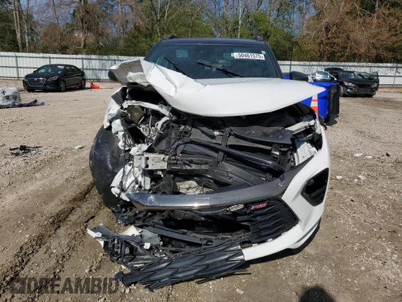 2023 Chevrolet TrailBlazer RS with VIN KL79MTSL9PB041212, listed as a Copart auction lot 50461575 with Not Provided miles and Salvage Title. Bid and sale history available at DreamBid. Image 5.