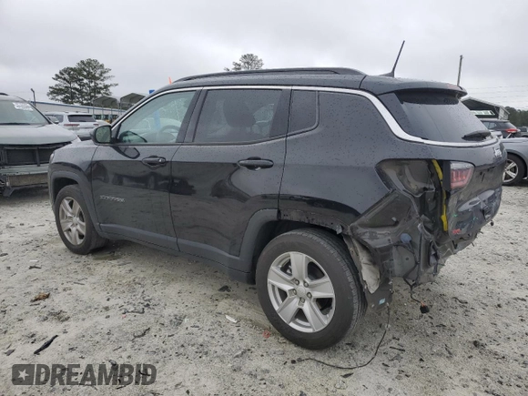 2022 Jeep Compass Latitude with VIN 3C4NJCBB1NT218123, listed as a Copart auction lot 48690445 with 71,465 mi miles and Salvage Title. Bid and sale history available at carsss.com. Image 2.