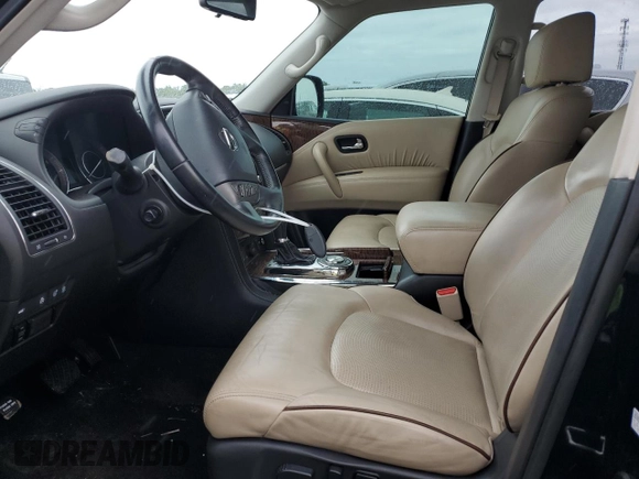 2020 Nissan Armada Platinum with VIN JN8AY2NF8L9360207, listed as a Copart auction lot 73883104 with Not Provided miles and Non Repairable. Bid and sale history available at carsss.com. Image 7.