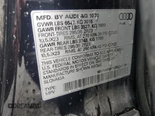 2021 Audi RS Q8 z VIN WU1ARBF12MD011914, wystawiony jako Copart lot #58543615 z przebiegiem Nie podano mil oraz Szkody całkowita. Historia ofert i sprzedaży dostępna na DreamBid. Obrazek 14.