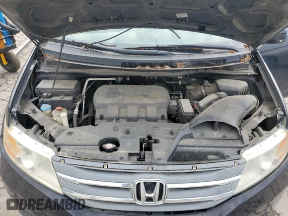 2012 Honda Odyssey EX-L with VIN 5FNRL5H63CB025470, listed as a Copart auction lot 55162605 with 189,826 mi miles and Clean Title. Bid and sale history available at carsss.com. Image 12.