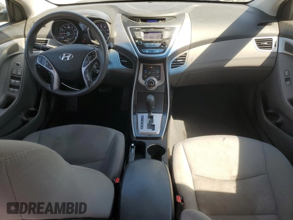 2013 Hyundai Elantra GLS z VIN 5NPDH4AE2DH408598, wystawiony jako Copart lot #56076665 z przebiegiem 136 305 mil mil oraz Szkoda całkowita • Salvage title. Historia ofert i sprzedaży dostępna na DreamBid. Obrazek 8.