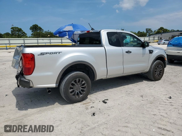 2019 Ford Ranger XL with VIN 1FTER1EH4KLA85216, listed as a Copart auction lot 58853545 with 63,912 mi miles and Non repairable. Bid and sale history available at DreamBid. Image 3.