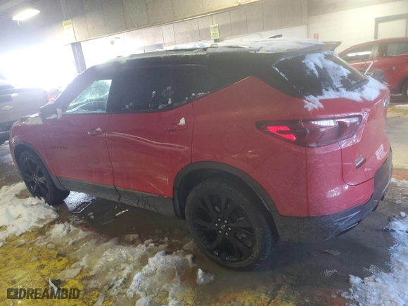2022 Chevrolet Blazer RS with VIN 3GNKBERS9NS169056, listed as a Copart auction lot 41665325 with 28,686 mi miles and Salvage Title. Bid and sale history available at carsss.com. Image 2.