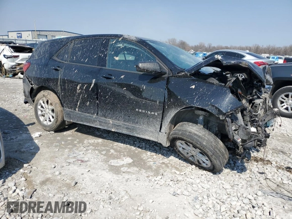 2019 Chevrolet Equinox LS with VIN 2GNAXHEV3K6138720, listed as a Copart auction lot 48548825 with 155,197 mi miles and Salvage Title. Bid and sale history available at carsss.com. Image 4.