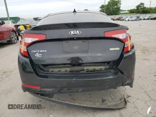 2013 Kia Optima Hybrid LX with VIN KNAGM4AD2D5060797, listed as a Copart auction lot 57006234 with 119,443 mi miles and Clean Title. Bid and sale history available at carsss.com. Image 6.