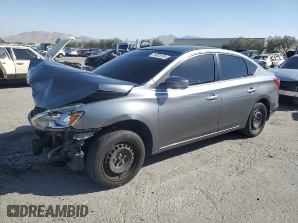 2017 Nissan Sentra S with VIN 3N1AB7AP3HY316743, listed as a Copart auction lot 76824164 with 112,575 mi miles and Salvage Title. Bid and sale history available at DreamBid. Image 1.