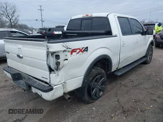 2013 Ford F-150 XL with VIN 1FTFW1EF9DFD14129, listed as a IAAI auction lot 41585143 with 190,047 mi miles. Bid and sale history available at carsss.com. Image 4.