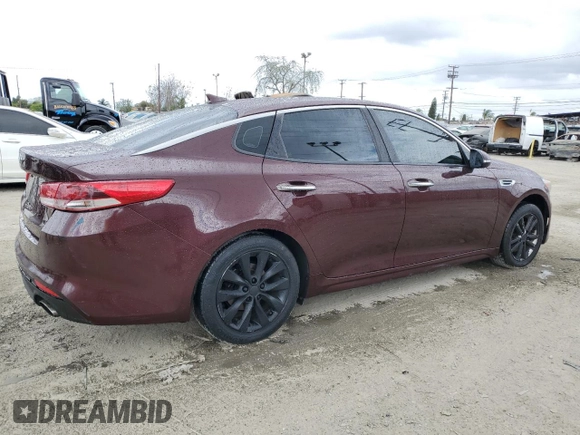2016 Kia Optima LX with VIN 5XXGT4L3XGG104961, listed as a Copart auction lot 54700085 with 89,775 mi miles and Salvage Title. Bid and sale history available at DreamBid. Image 3.