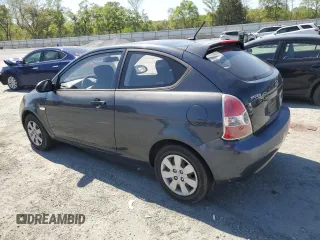 2008 Hyundai Accent GS with VIN KMHCM36C98U102546, listed as a Copart auction lot 52555415 with 159,468 mi miles and Salvage Title. Bid and sale history available at carsss.com. Image 2.