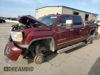 2015 GMC Sierra 2500HD available WiFi Denali with VIN 1GT120E83FF614267, listed as a Copart auction lot 42460185 with 0 mi miles and Clean Title. Bid and sale history available at carsss.com. Image 1.
