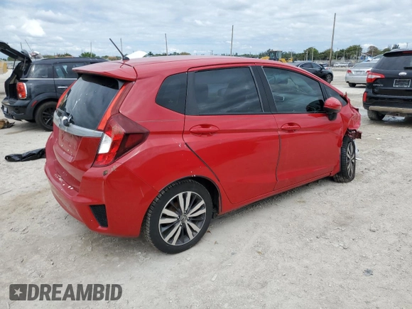 2015 Honda Fit EX-L with VIN 3HGGK5H84FM776638, listed as a Copart auction lot 52191505 with 74,418 mi miles and Salvage Title. Bid and sale history available at carsss.com. Image 3.