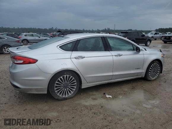 2018 Ford Fusion Hybrid Titanium with VIN 3FA6P0RU1JR181886, listed as a Copart auction lot 46742873 with 86,822 mi miles. Bid and sale history available at carsss.com. Image 3.