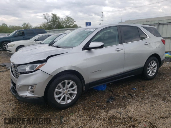 2021 Chevrolet Equinox LT z VIN 3GNAXKEV4MS101760, wystawiony jako Copart lot #57945775 z przebiegiem 162 125 mil mil oraz Szkoda całkowita • Salvage title. Historia ofert i sprzedaży dostępna na DreamBid. Obrazek 1.