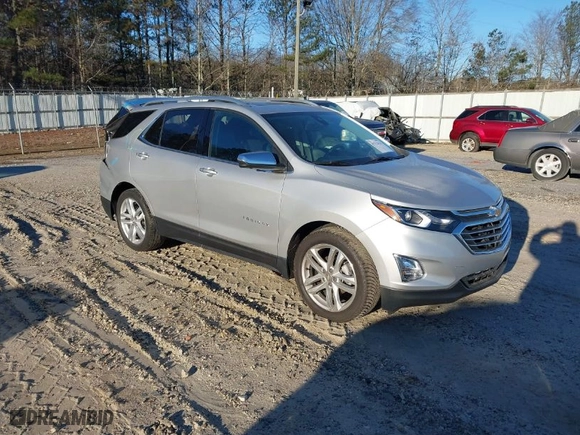 2021 Chevrolet Equinox Premier with VIN 3GNAXNEV6MS158771, listed as a IAAI auction lot 41373425 with 13,551 mi miles. Bid and sale history available at carsss.com. Image 1.
